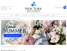 Tablet Screenshot of newyorkbestflorist.com